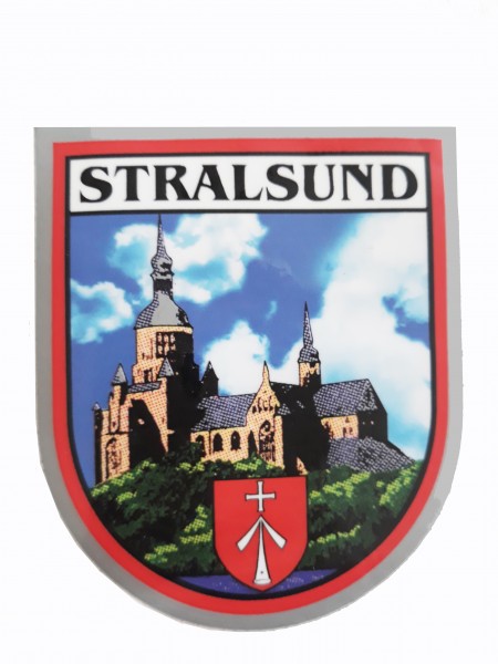 Aufkleber Stralsund Kirche