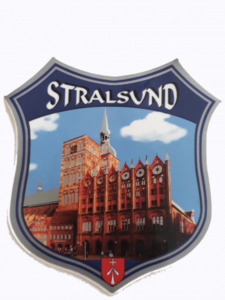 Aufkleber Stralsund Rathaus